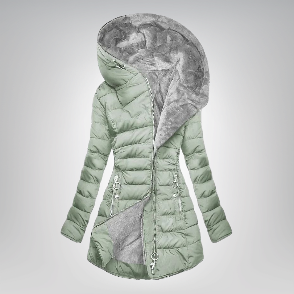 Kori – Manteau Douillet Doublé en Fourrure