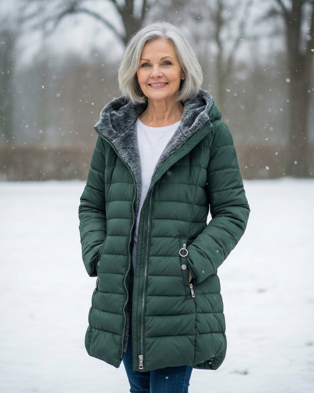 Clair | Manteau Puffer Doublé en Fleece