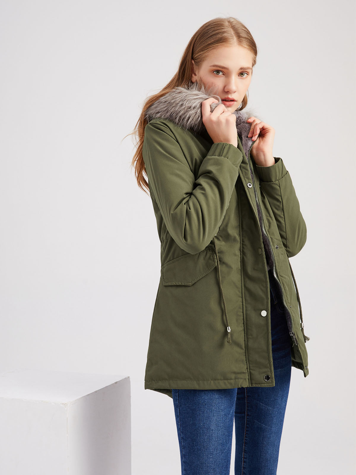 Arielle | Parka d'hiver avec doublure en fourrure douce