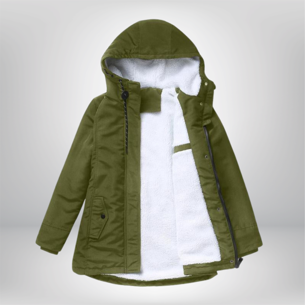 Colette | Manteau d'hiver matelassé et douillet avec capuche