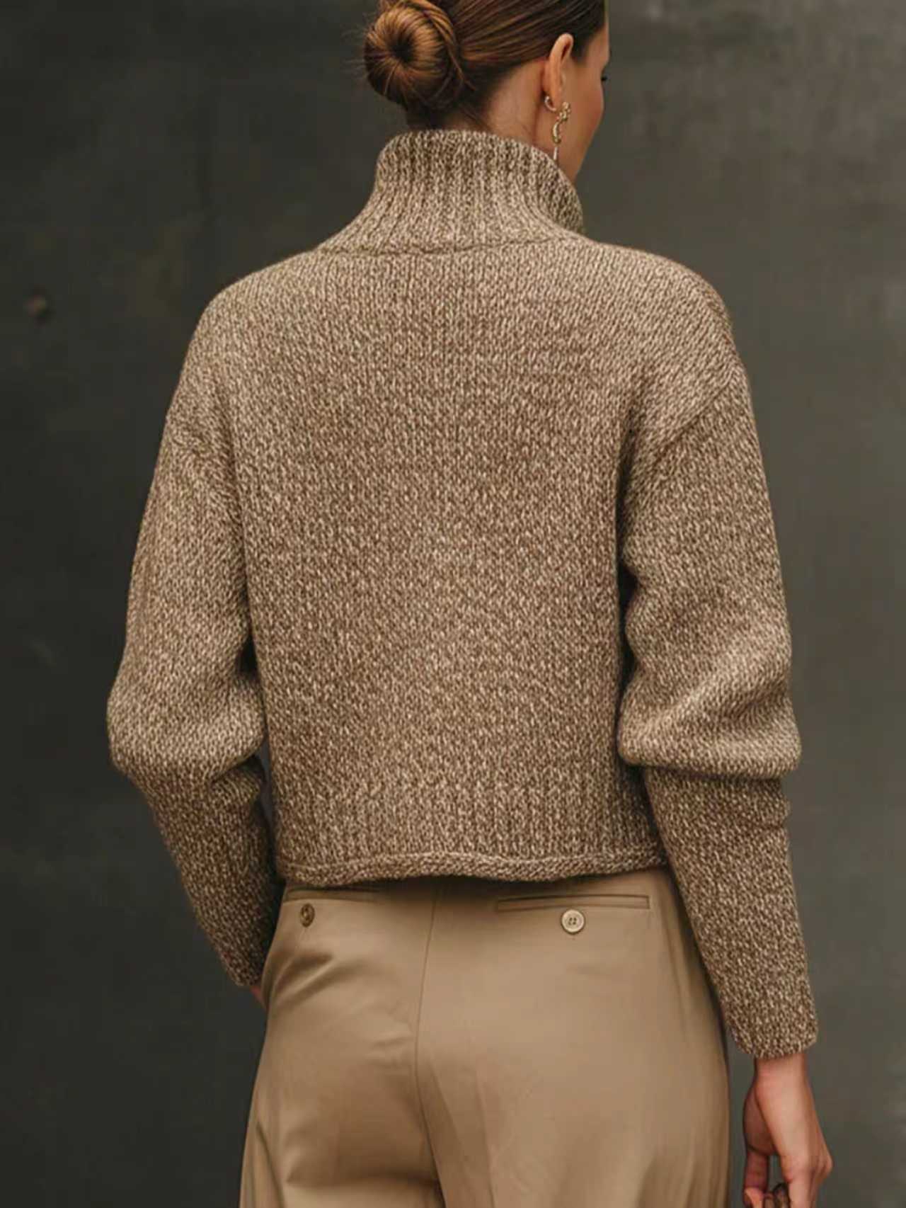 Carmelle | Veste Tailleur en Laine Mélangée