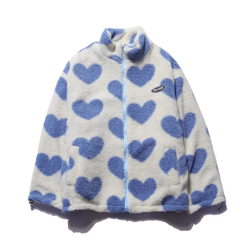 Catherine™ | Veste réversible à cœurs