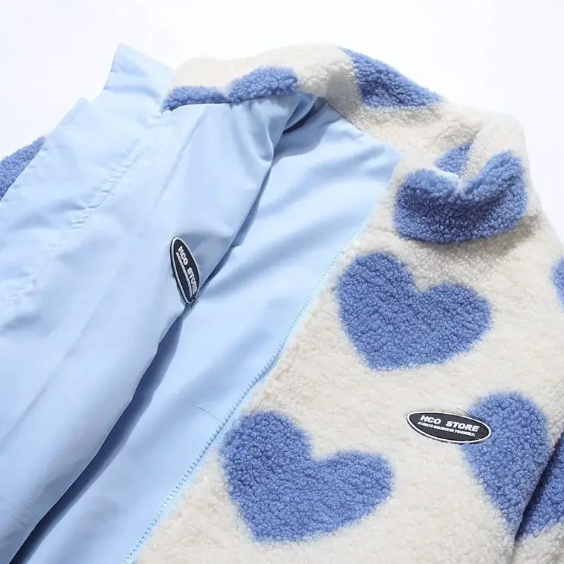 Catherine™ | Veste réversible à cœurs