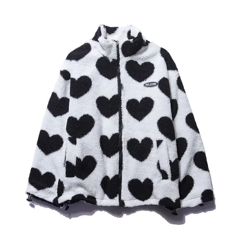 Catherine™ | Veste réversible à cœurs