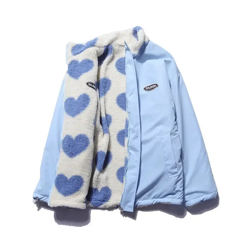 Catherine™ | Veste réversible à cœurs