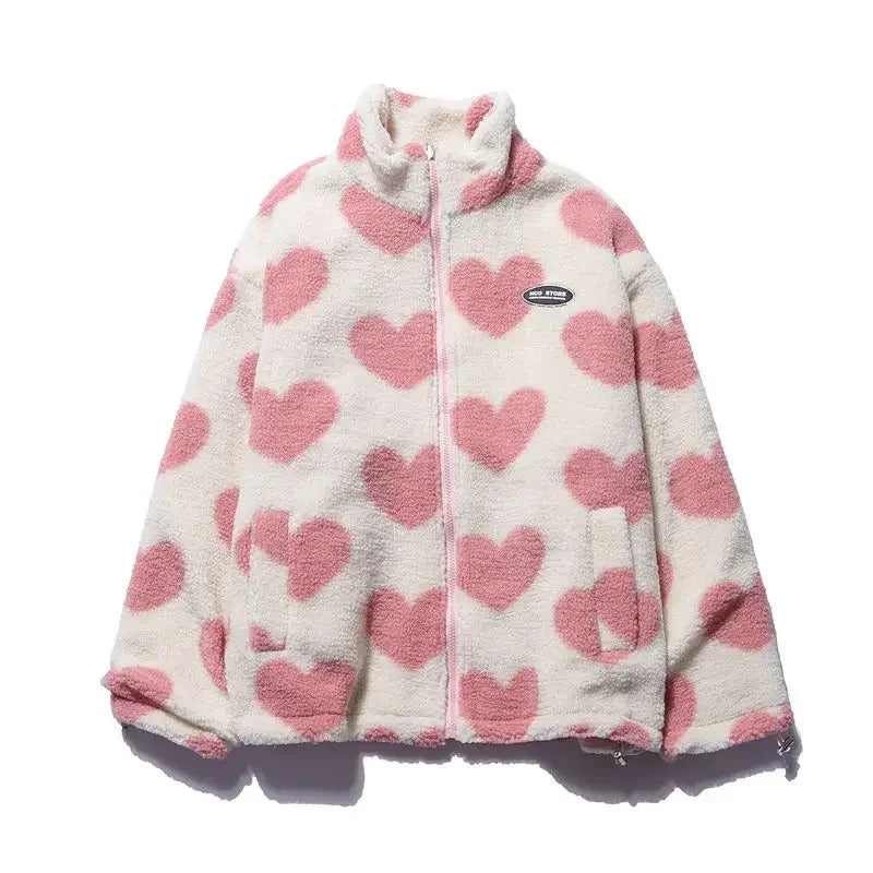 Catherine™ | Veste réversible à cœurs