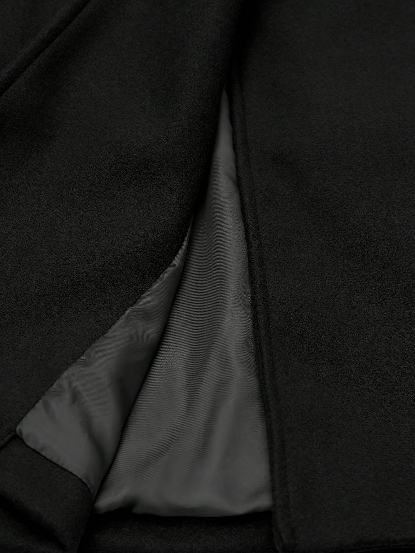 Sérine | Manteau à Col Spliced Bicolore