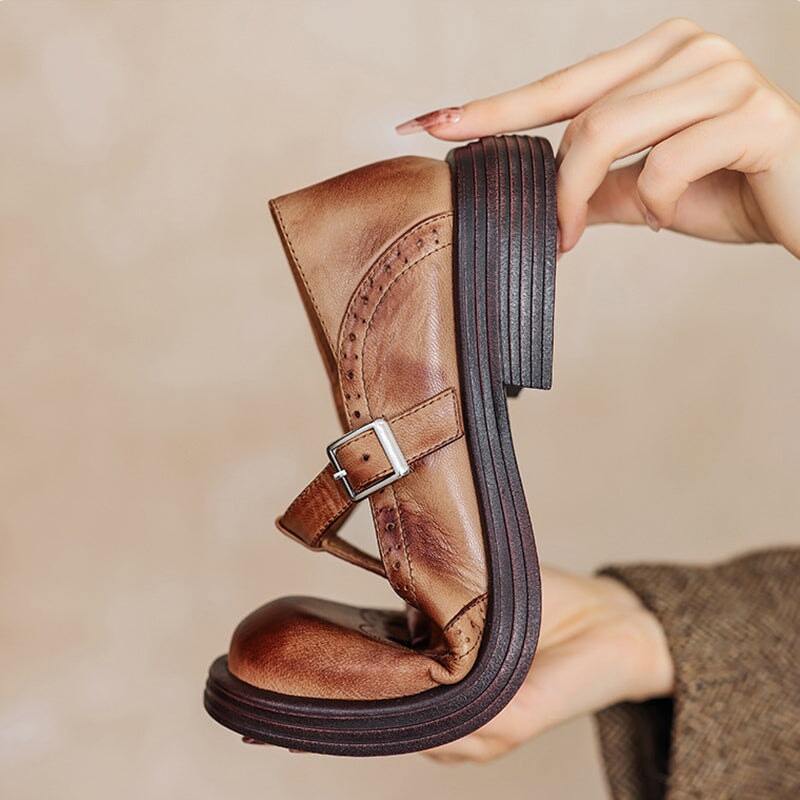 Verda | Chaussure en cuir vegan élégante