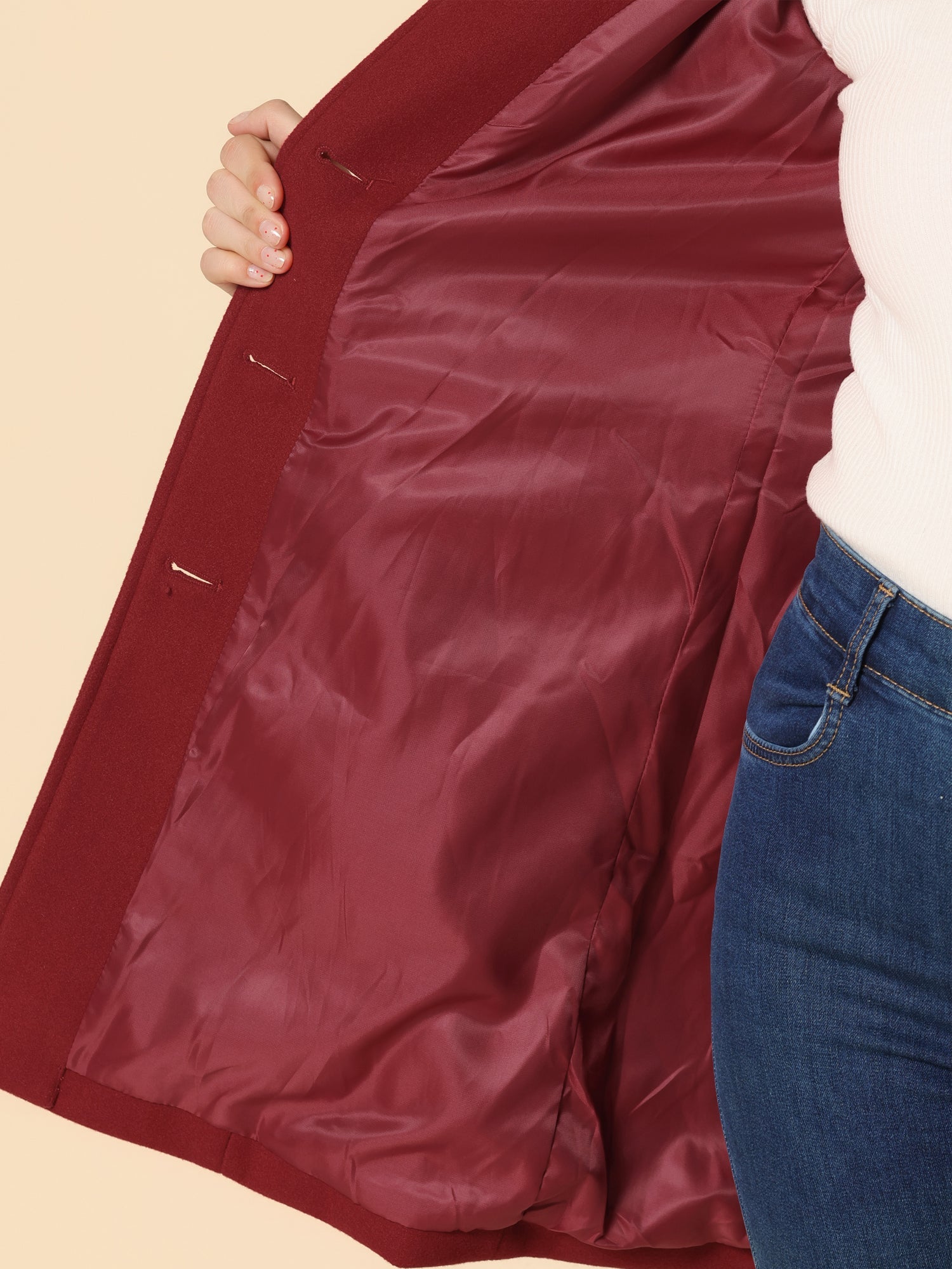 Marenne | Manteau d'Hiver à Boutonnage Simple