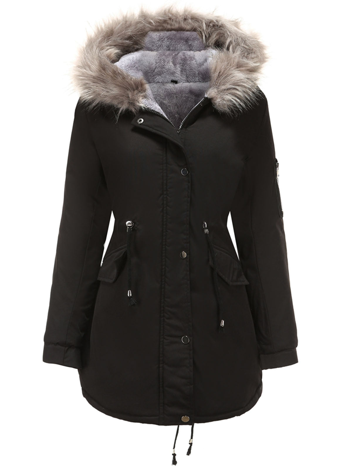 Arielle | Parka d'hiver avec doublure en fourrure douce