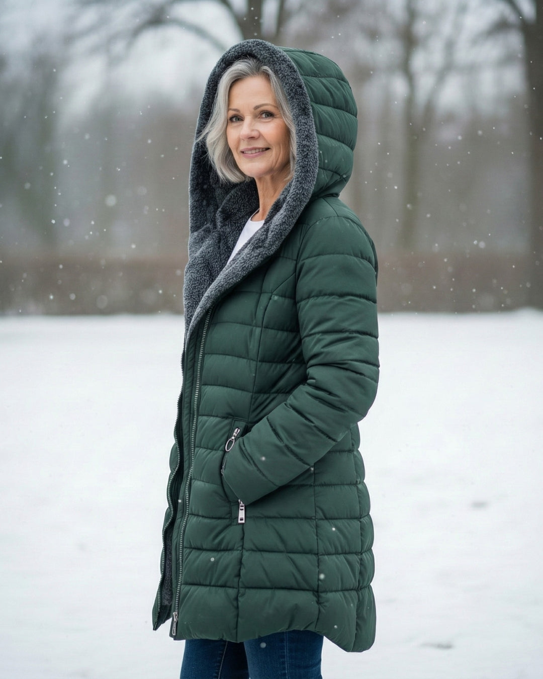 Clair | Manteau Puffer Doublé en Fleece