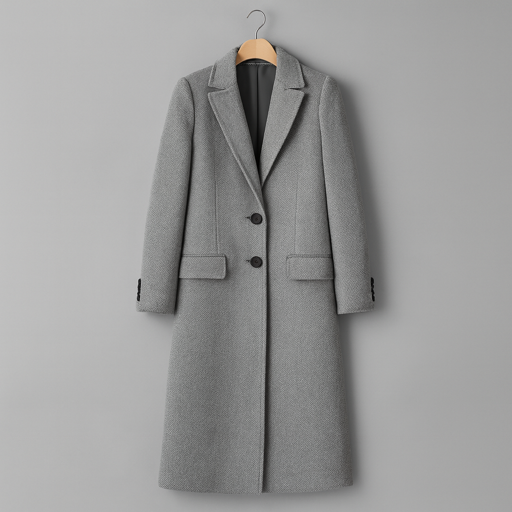 Jade | Manteau Long en Laine Élégant