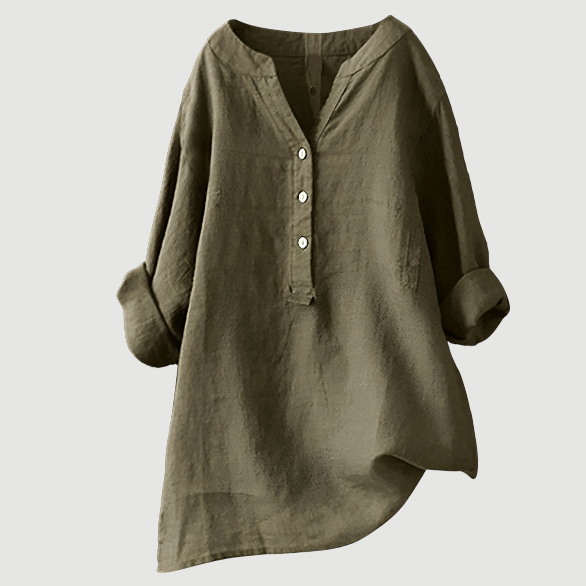 Freja – Chemise en lin légère et confortable avec boutons
